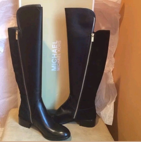 Michael KORS BERKLEY RIDING ANKLE LEATHER BOOTS 5.5 5.5M - Picture 8 of 8